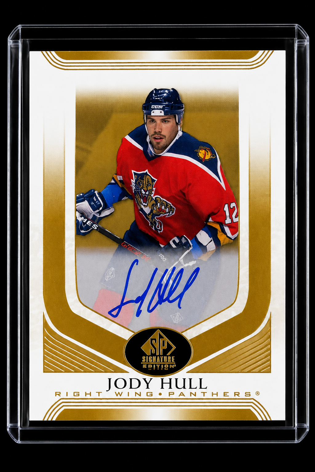 20-21 SP Signatur Jody Hull ON-CARD Autograph